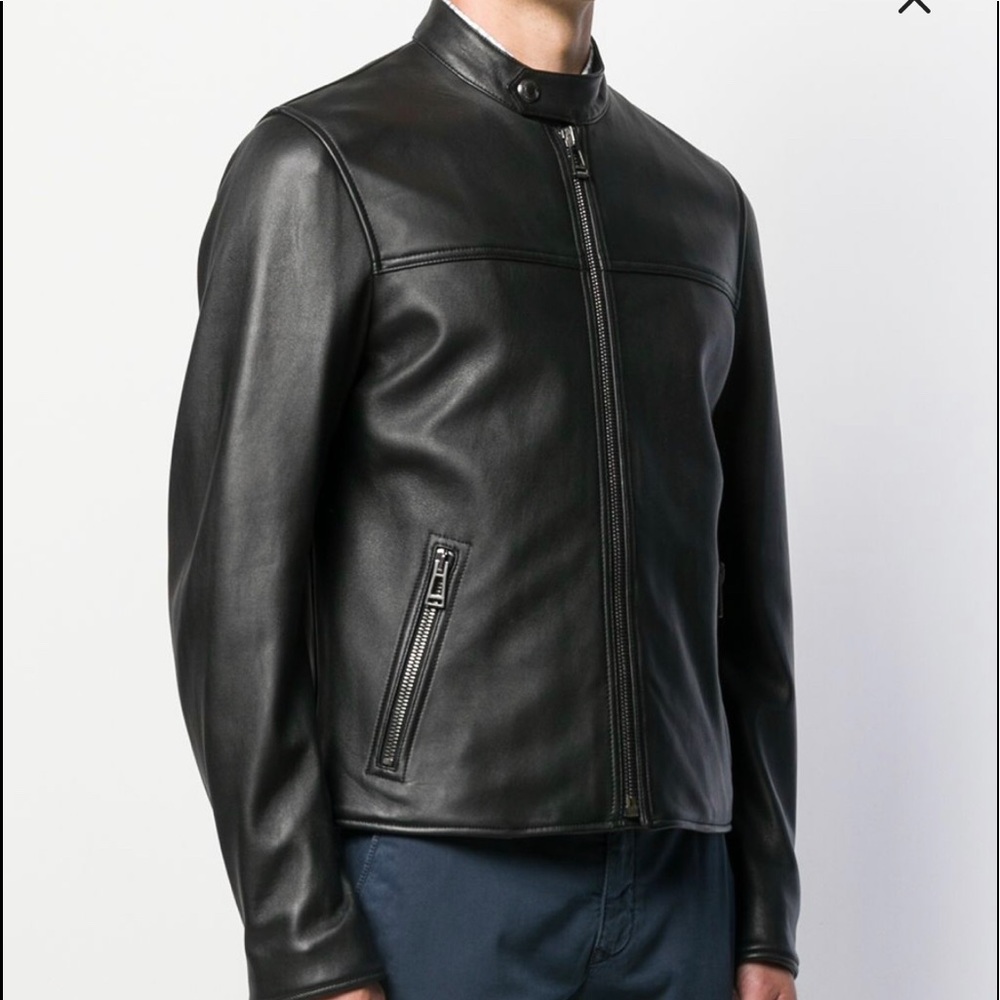 Belstaff Leather Black Jacket